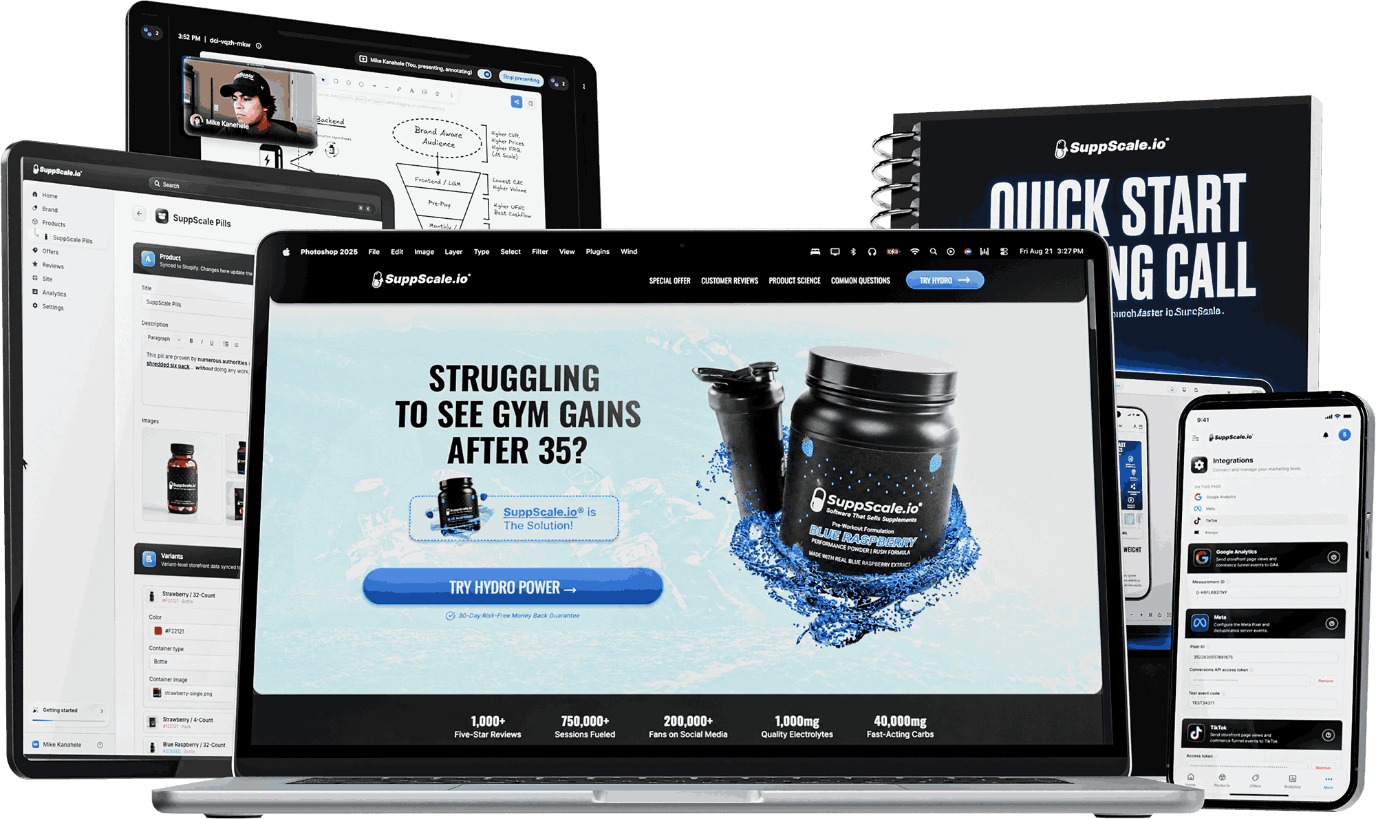 SuppScale website build offer preview
